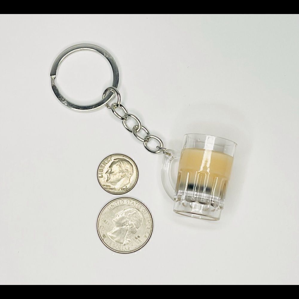 Bubble Tea with Boba Mug Keychain